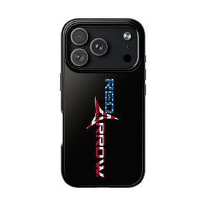 Tough Phone Case — Red Arrow Patriotic USA Graphic, Rugged Protective Cover