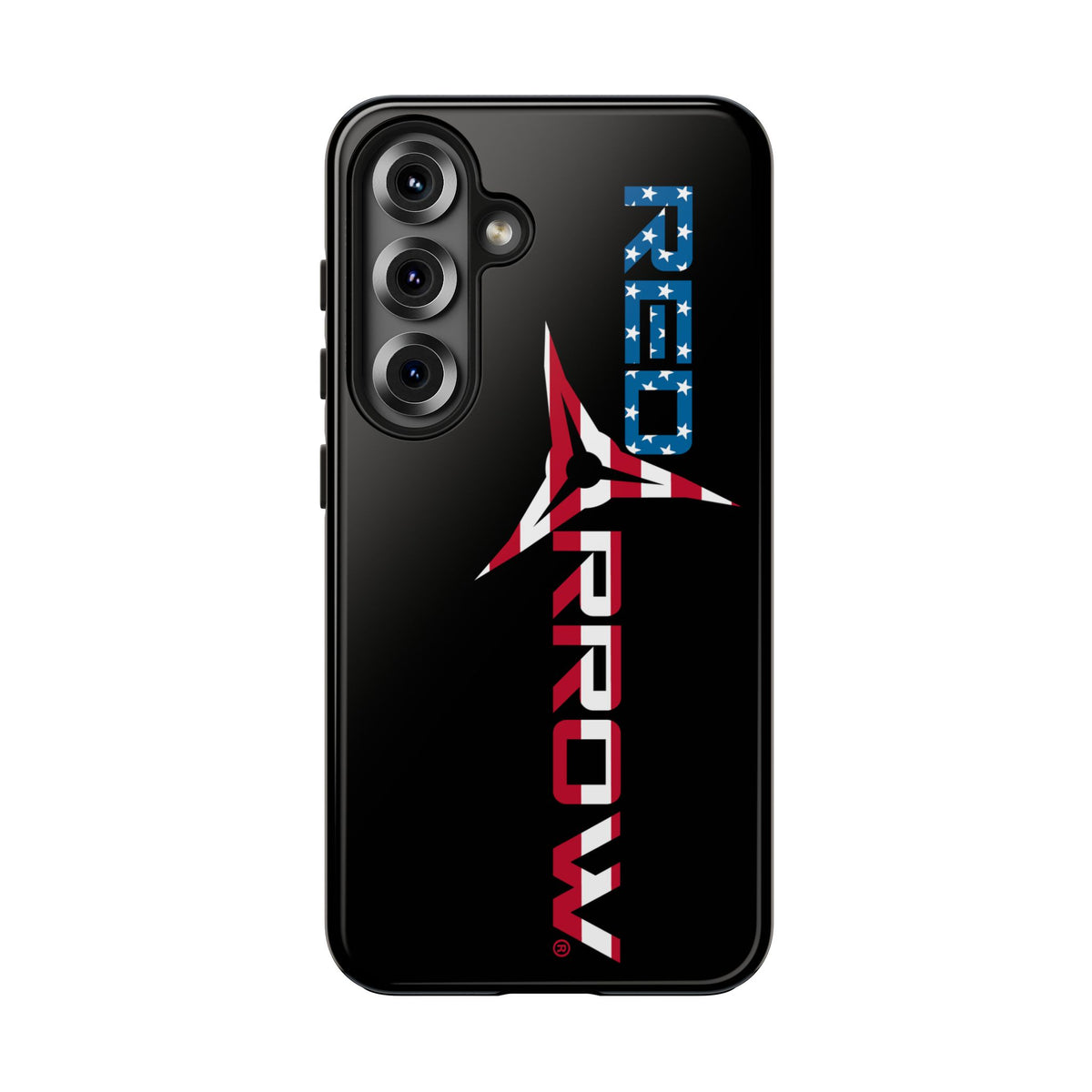 Red Arrow Patriotic Tough Phone Case — American Flag Logo Protective Phone Case