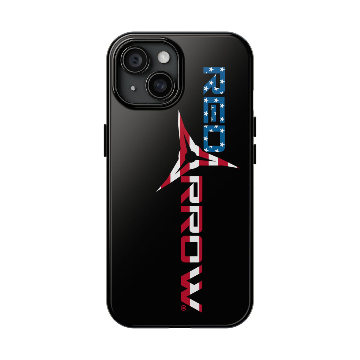 Red Arrow Patriotic Tough Phone Case — American Flag Logo Protective Phone Case
