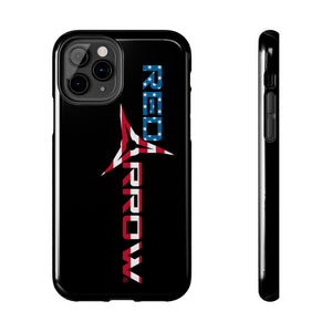 Red Arrow Patriotic Tough Phone Case — American Flag Logo Protective Phone Case