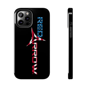 Red Arrow Patriotic Tough Phone Case — American Flag Logo Protective Phone Case