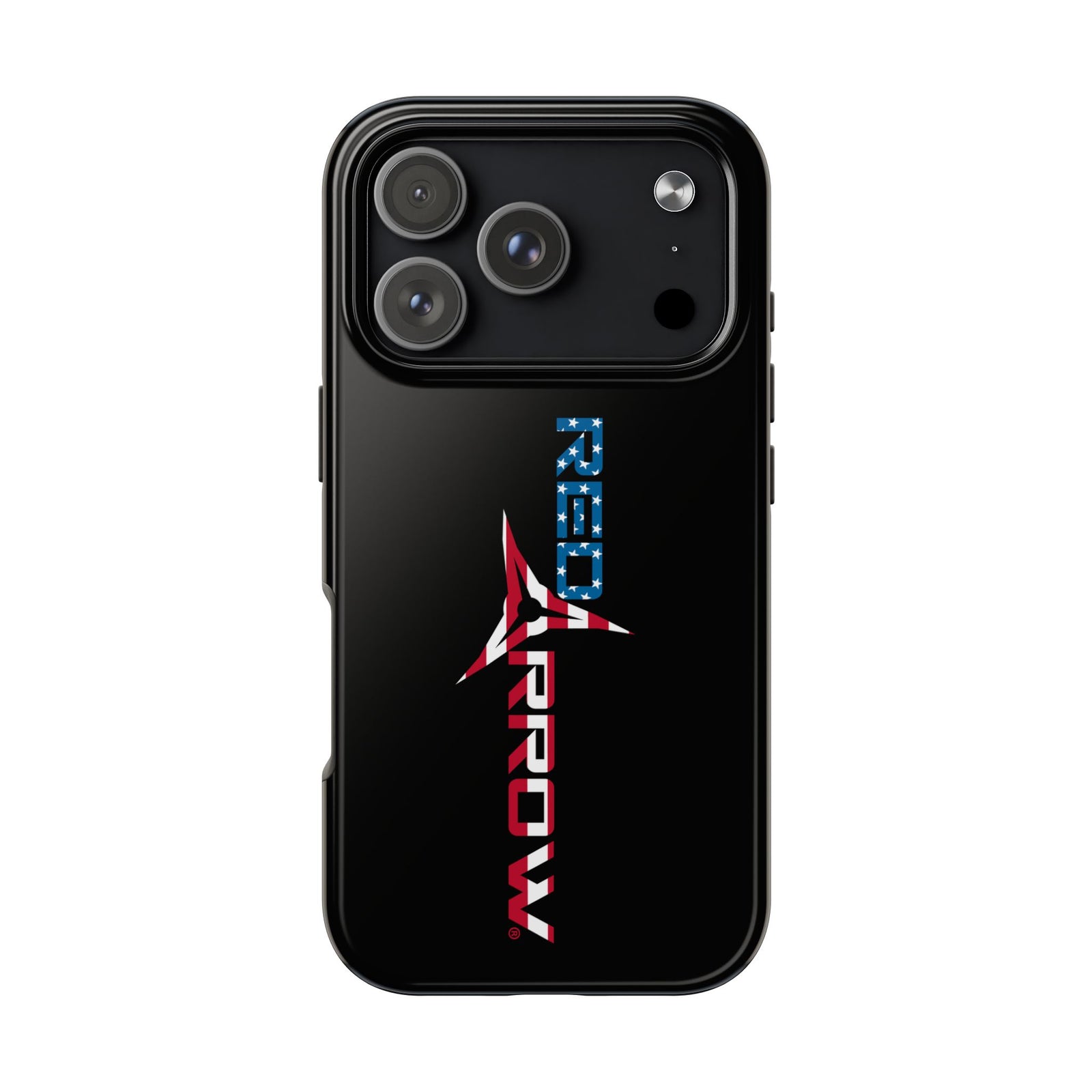 Tough Phone Case — Red Arrow Patriotic USA Graphic, Rugged Protective Cover