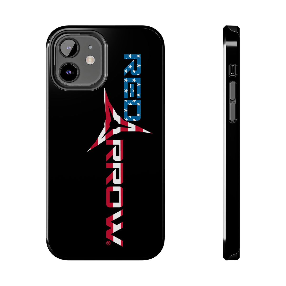 Red Arrow Patriotic Tough Phone Case — American Flag Logo Protective Phone Case