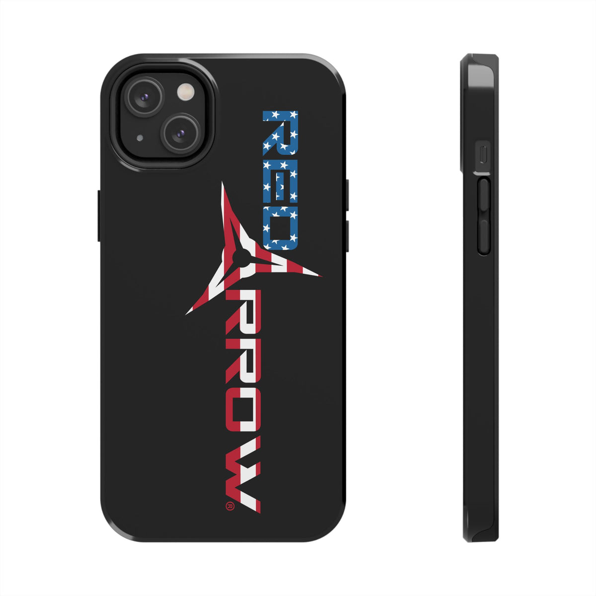 Red Arrow Patriotic Tough Phone Case — American Flag Logo Protective Phone Case