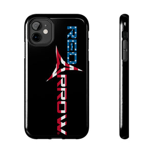 Red Arrow Patriotic Tough Phone Case — American Flag Logo Protective Phone Case