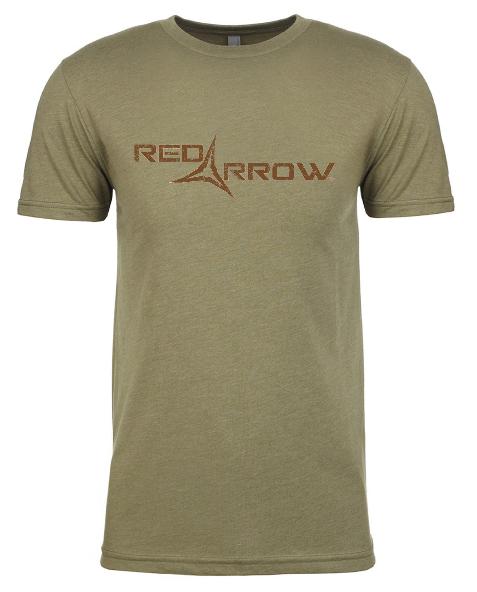 Grunge Logo Tee [Heather Military Green & Bronze]