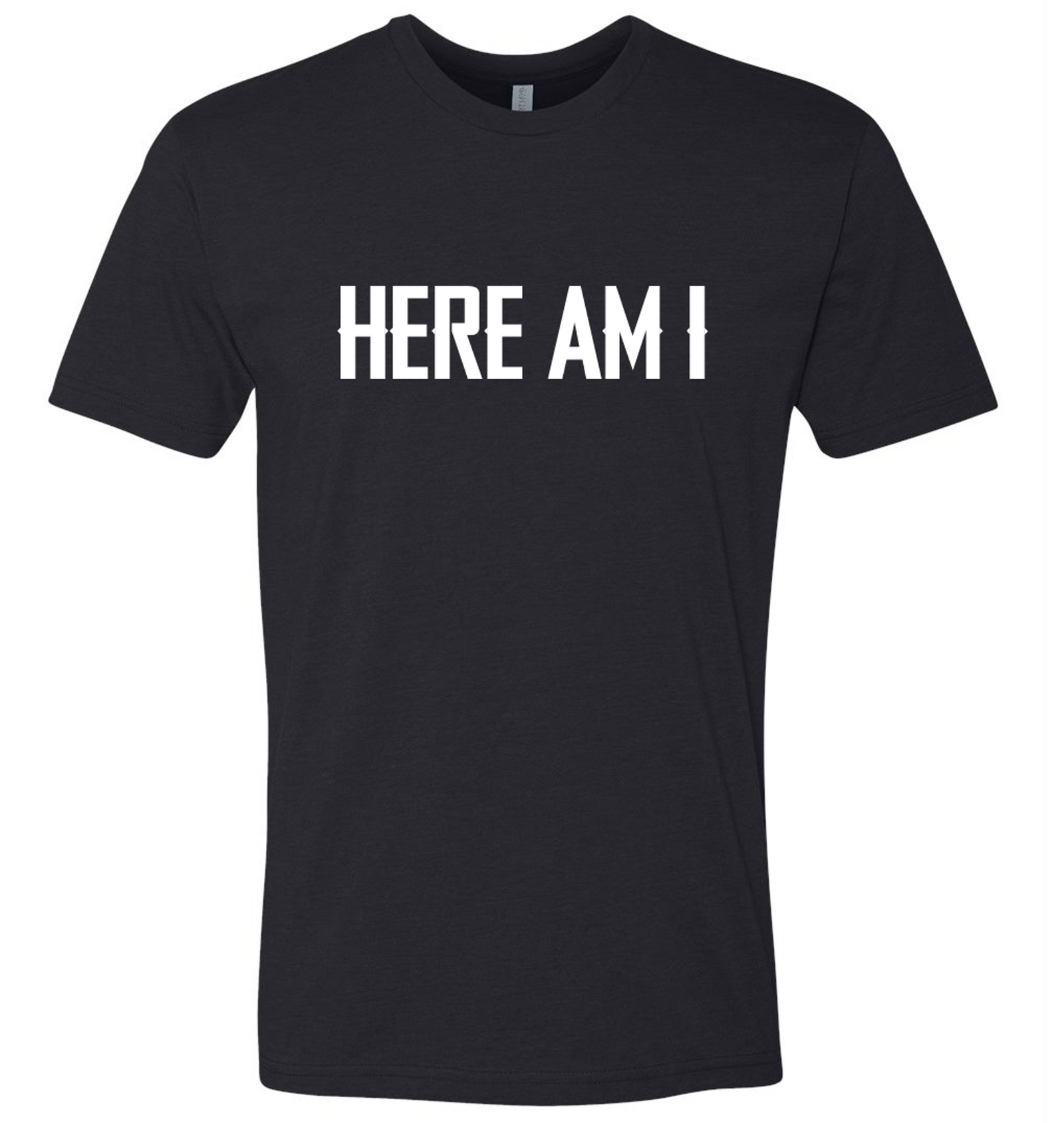 Here Am I Tee [Black & White]