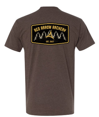 Red Arrow Archery Vintage Woods Tee- Espresso