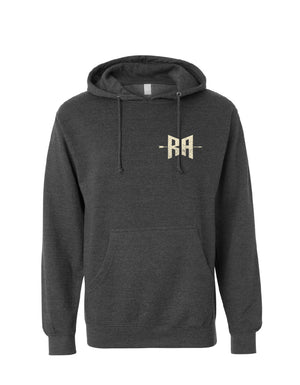 Red Arrow Archery Vintage Badge Hoodie- Charcoal Heather