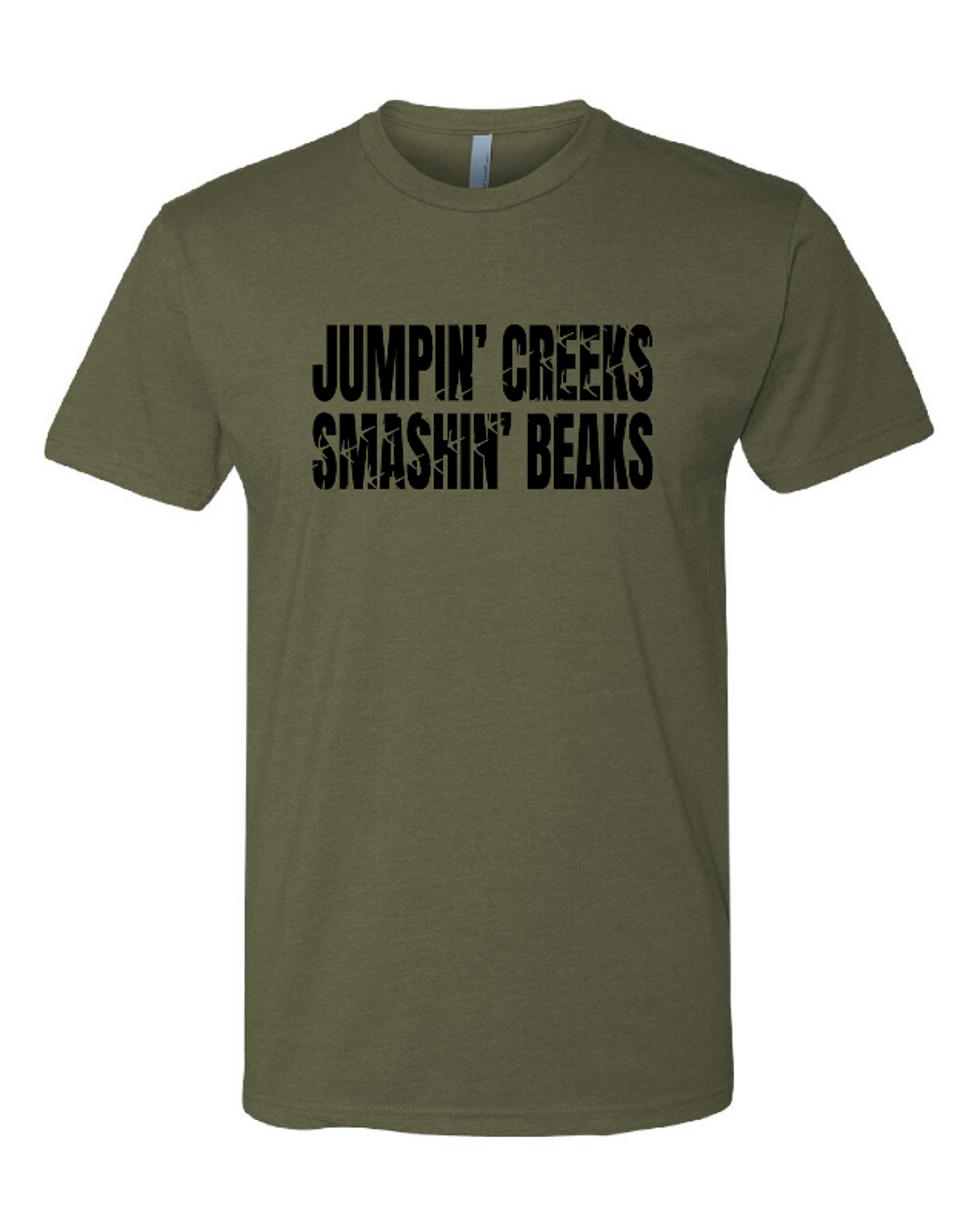 Jumpin' Creeks Smashin' Beaks Tee [OD Green]