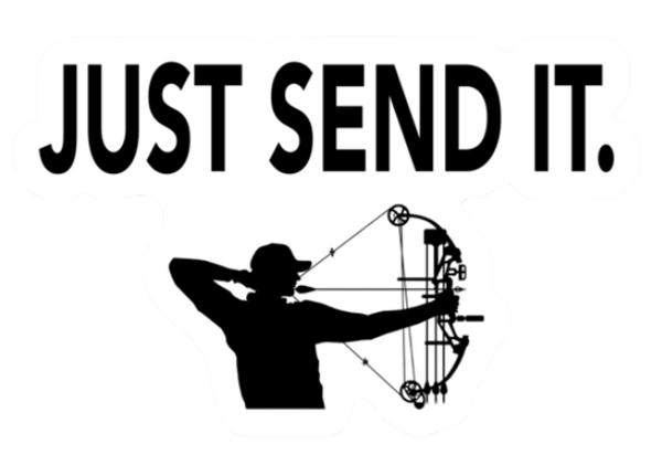 Justsendit Slap Sticker Just Send It Sticker - Red Arrow