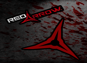 Red Arrow Logo Sticker Bundle