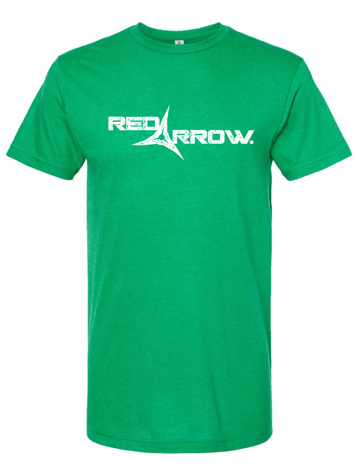 Grunge Logo Tee - Heather Kelly Green