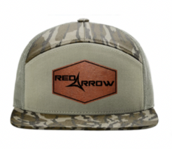 7-Panel Bottomland Leather Patch Hat