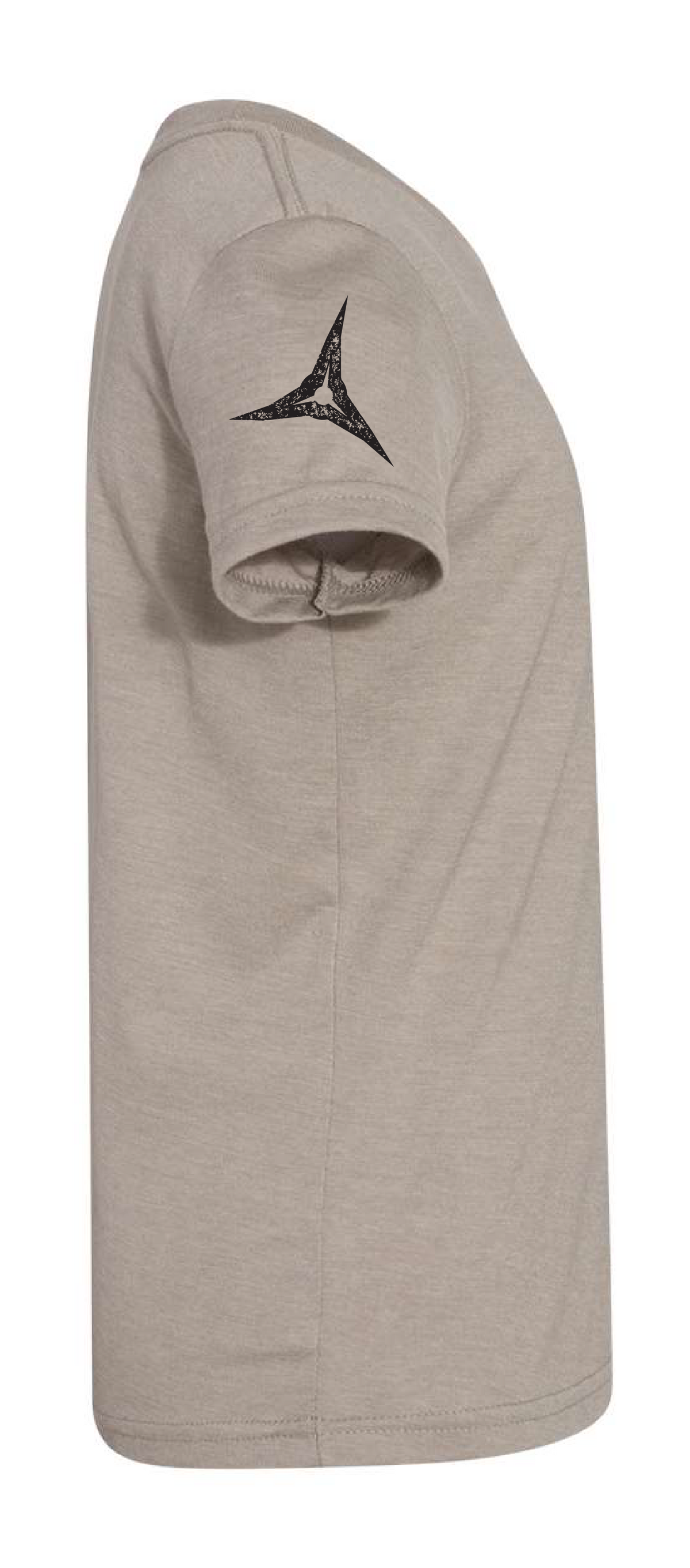 Youth Grunge Logo Tee [Stone & Black]