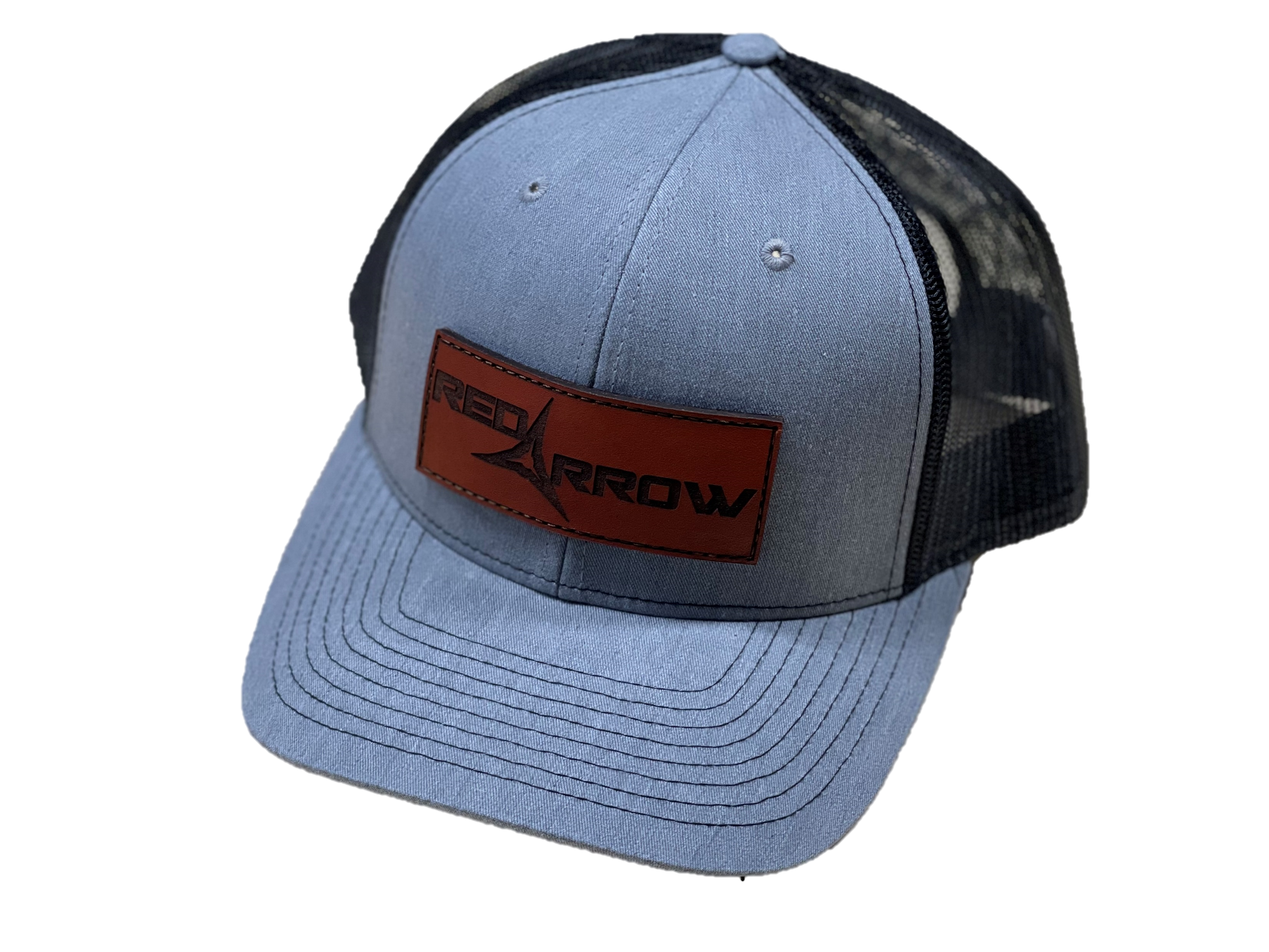 Limited Edition Gray Camo Leather Patch Hat