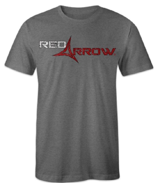 Youth Grunge Logo Tee [Gray & Red]