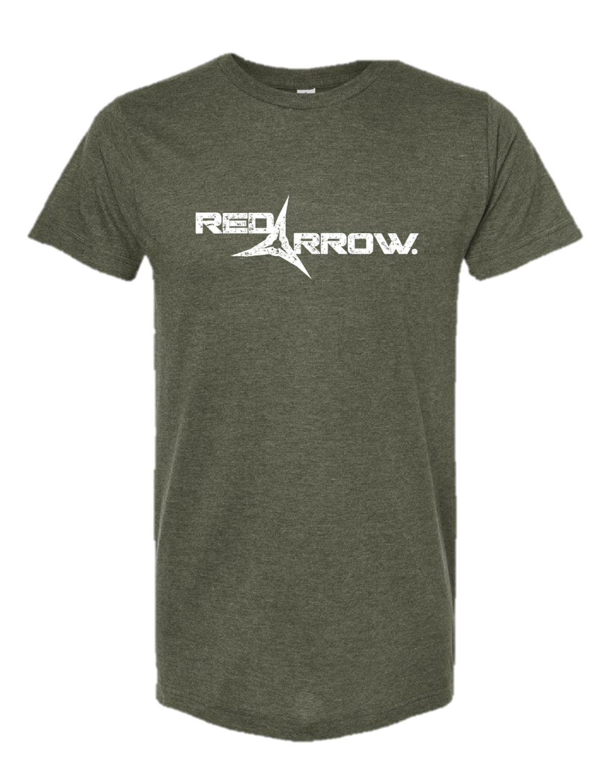 Grunge Logo Tee [Heather Military Green]