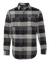 Twill Patch Flannel [Black & Gray]