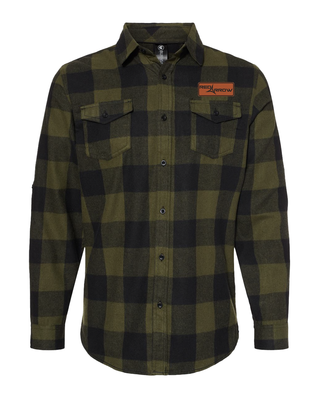 Rawhide Patch Flannel [Black & Green]