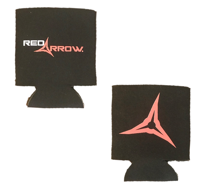 Red Arrow Koozie [Black]