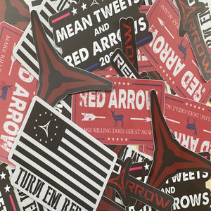 Red Arrow Sticker Bundle - 5 Pack