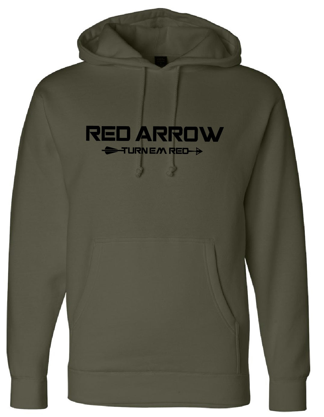 Red arrow hoodie sale